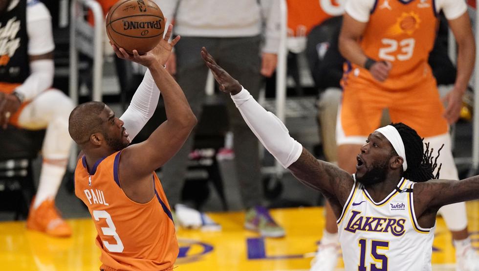 Lakers caen ante los Suns y se empata la serie