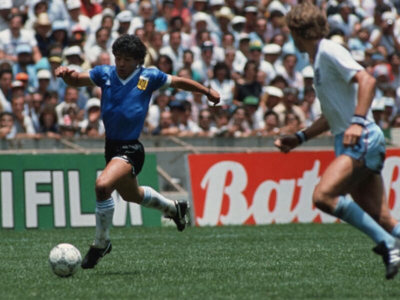 Celebran 35 años del «gol del siglo» de Maradona a Inglaterra