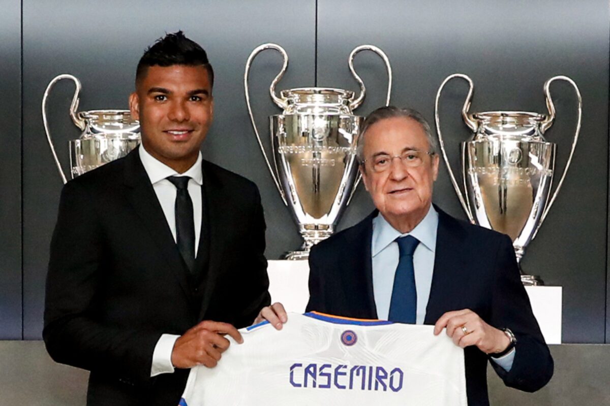 Casemiro prolongó su contrato con el Real Madrid hasta 2025