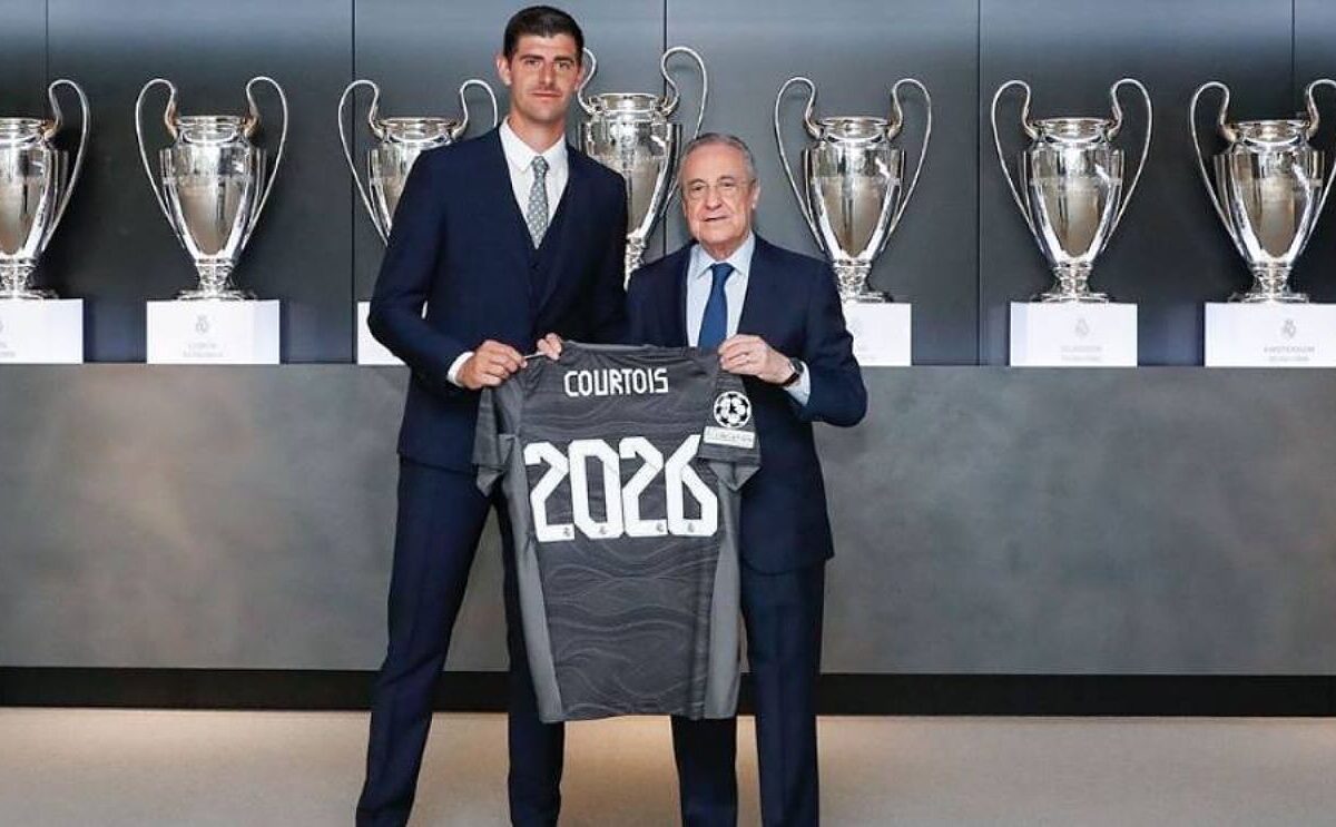 Thibaut Courtois renueva hasta 2026 con Real Madrid