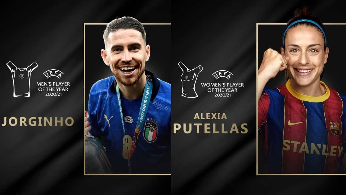 Jorginho y Alexia Putellas mejores jugadores UEFA del año