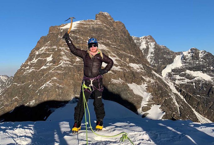 Alfa Karina se alista para conquistar la montaña más alta de Norteamérica
