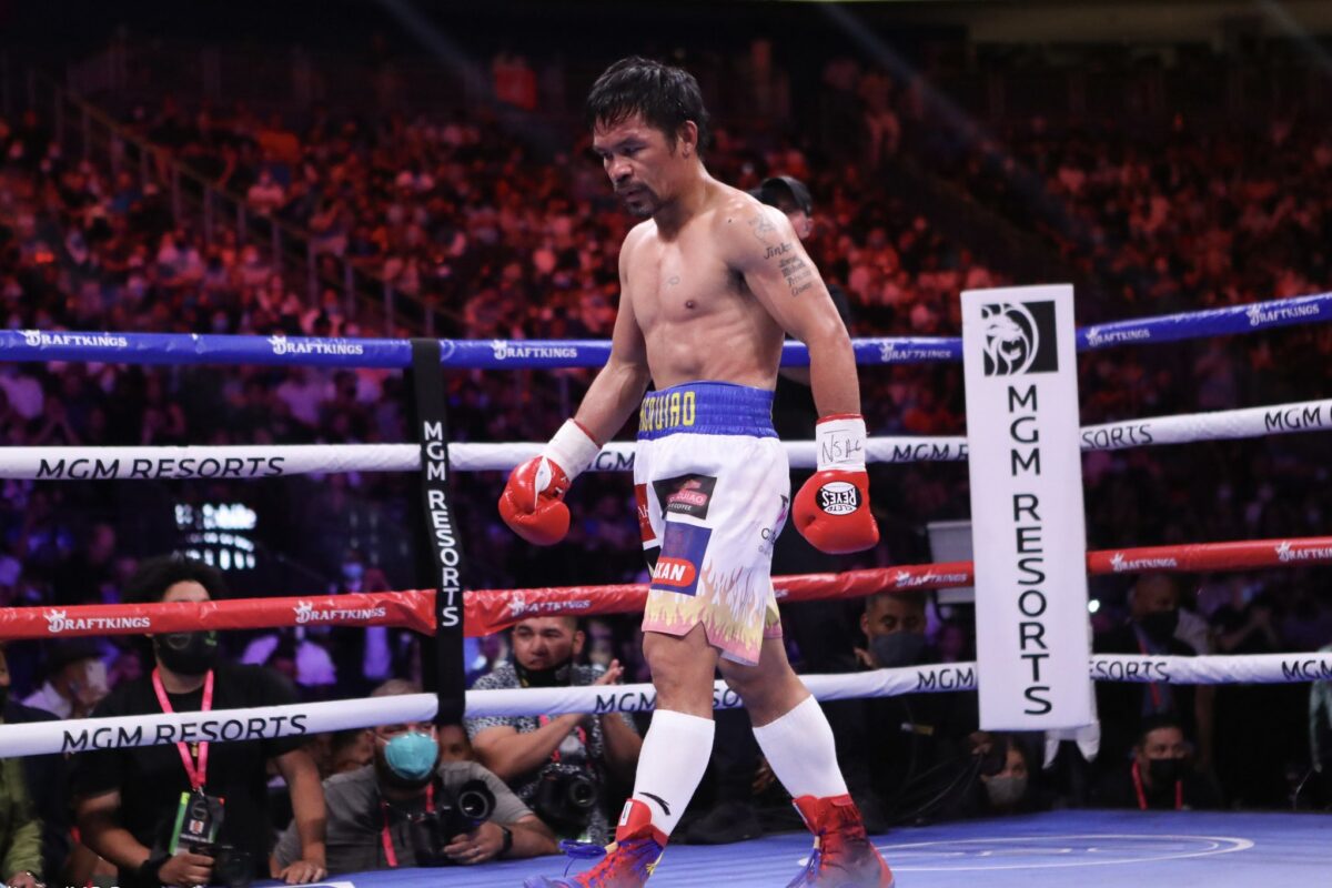Manny Pacquiao anuncia su retirada del boxeo