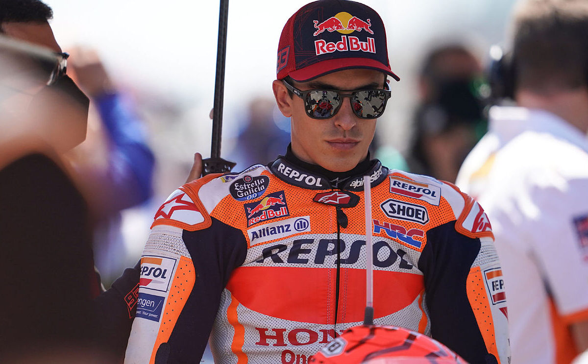 Marc Márquez fuera del GP de Valencia por conmoción cerebral