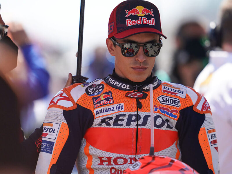 Marc Márquez fuera del GP de Valencia por conmoción cerebral