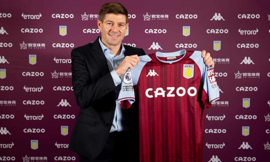 Steven Gerrard asume el mando del Aston Villa