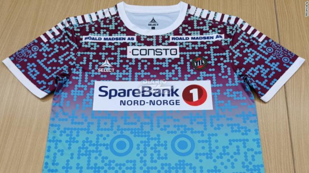 Club noruego presentó camiseta con código QR para defender derechos humanos