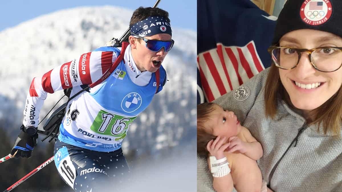 Atleta estadounidense ve el nacimiento de su hija por videollamada desde Pekín￼