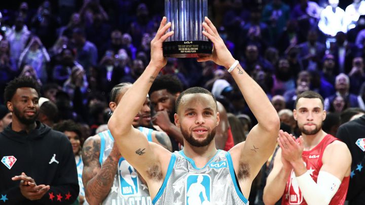 Steph Curry conquista su primer MVP del Juego de las Estrellas￼