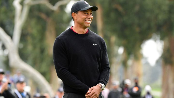 Tiger Woods practica en Augusta de cara al Masters