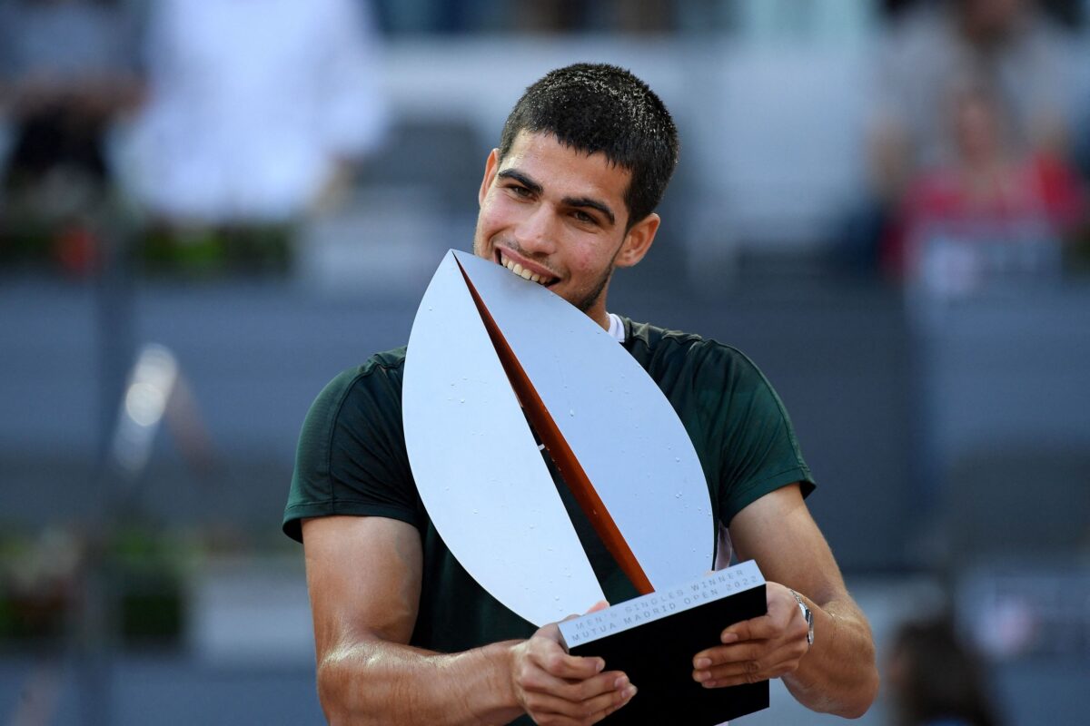 Carlos Alcaraz ganó el Masters 1000 de tenis de Madrid