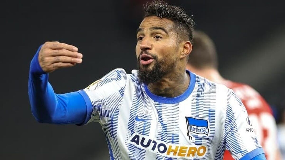 Kevin-Prince Boateng renovó con el Hertha Berlin￼