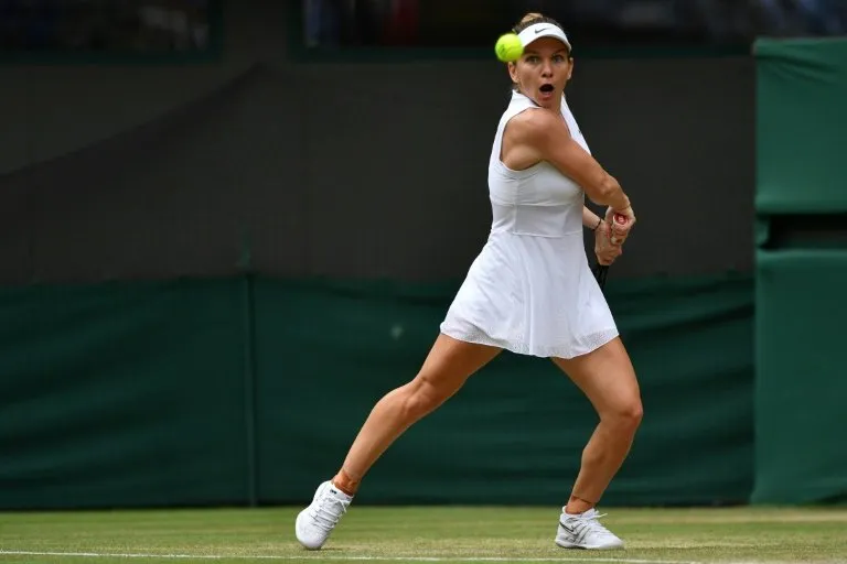 Simona Halep en semifinales de Wimbledon￼