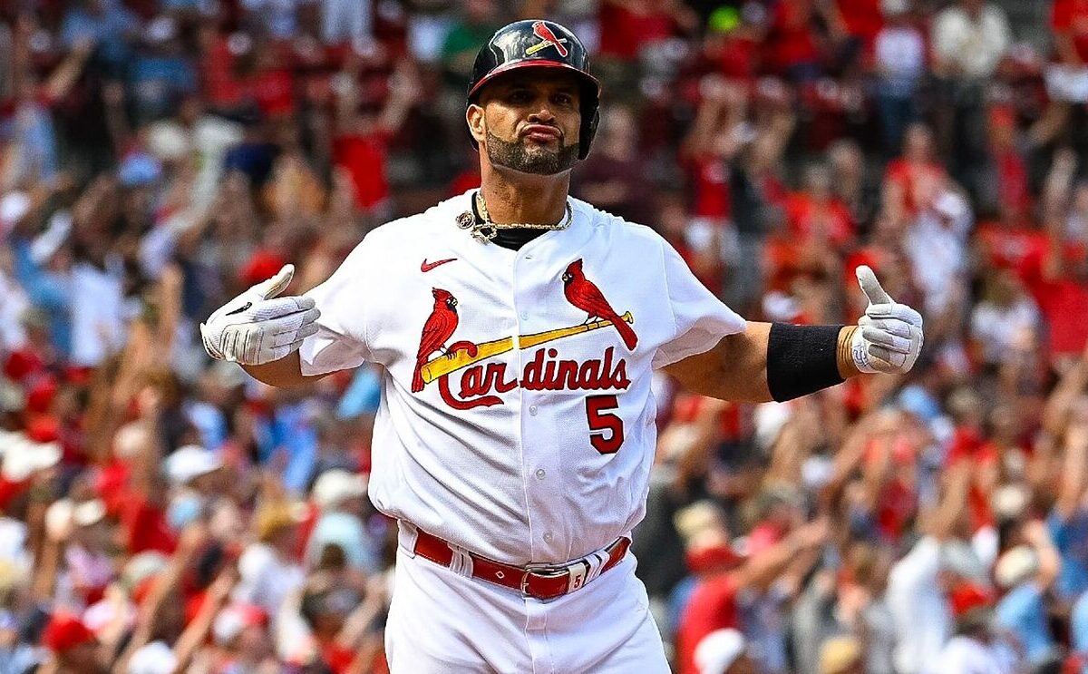 Pujols a “siete” del Club de los 700 en las Grandes Ligas￼