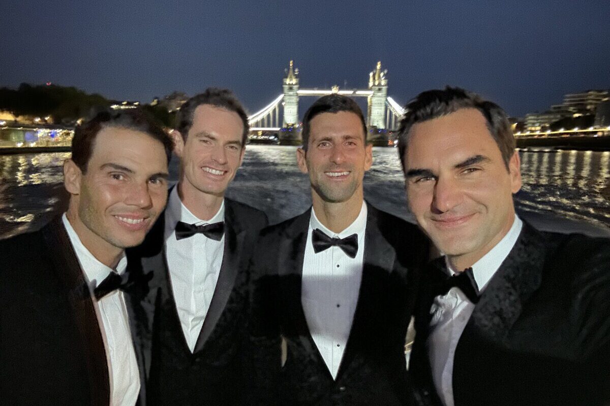 Leyenda del tenis rinde homenaje a Roger Federer