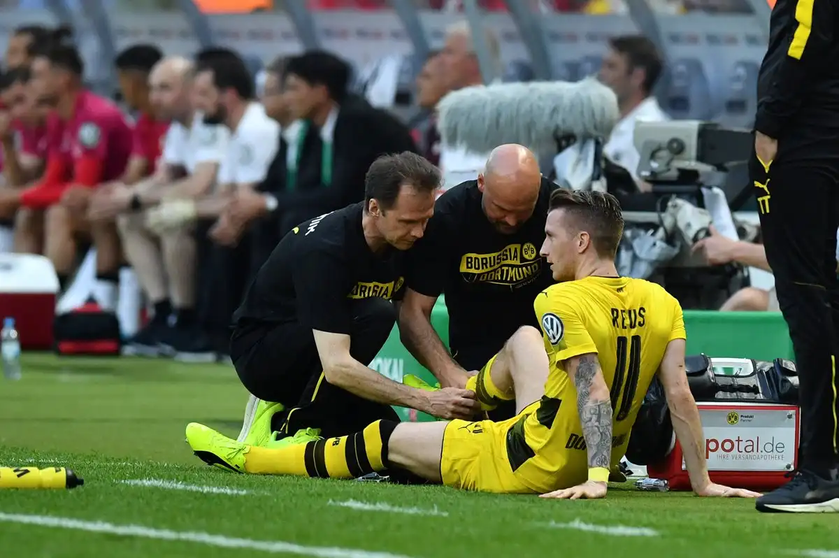 Marco Reus será baja por varias semanas