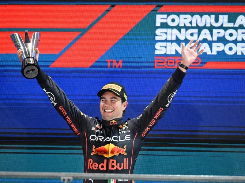 Mexicano Sergio Pérez se impuso en el Gran Premio de Singapur