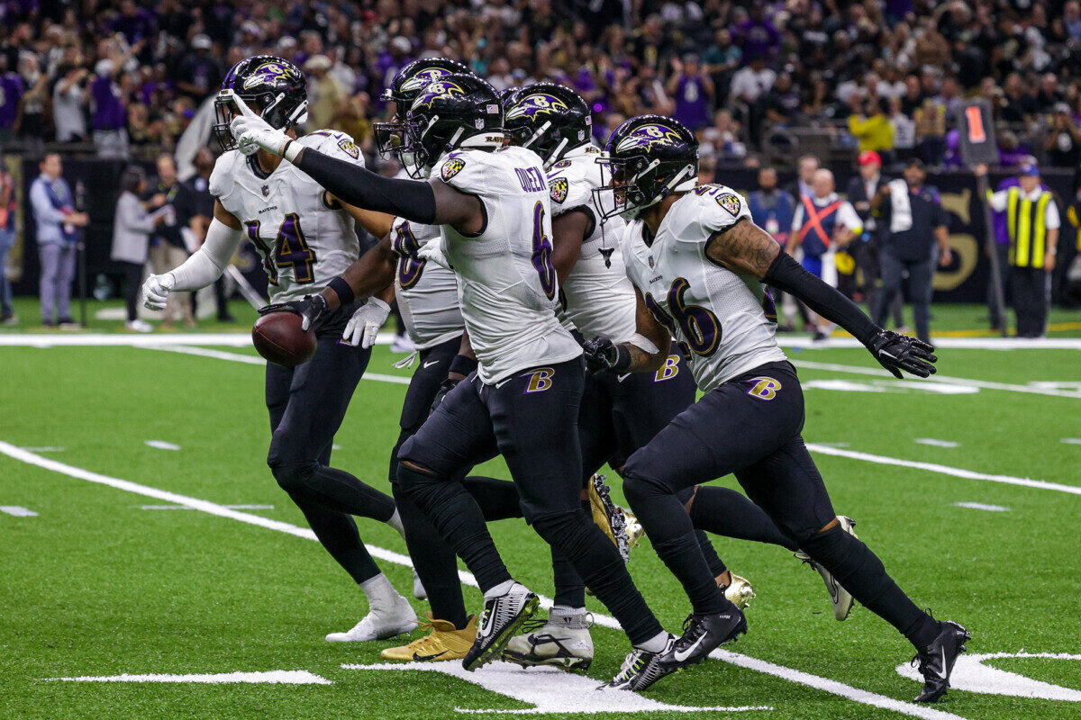 Ravens lograron su tercera victoria consecutiva a costa de los Saints