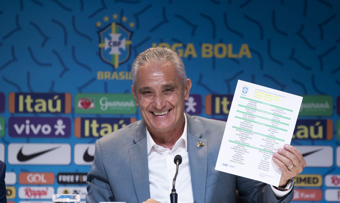 Tite reveló las 26 cartas de Brasil para buscar el sexto título mundial