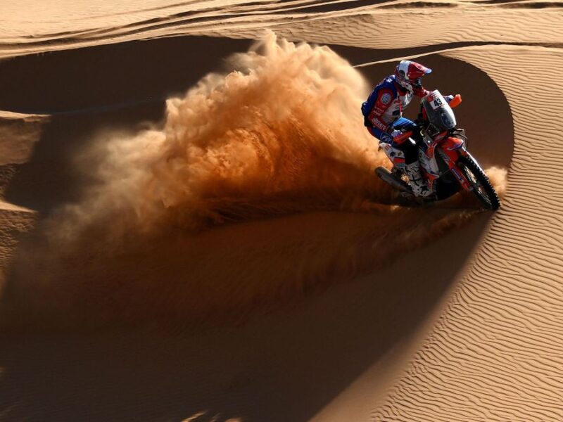 Mason Klein gana segunda etapa de motos en el Rally Dakar