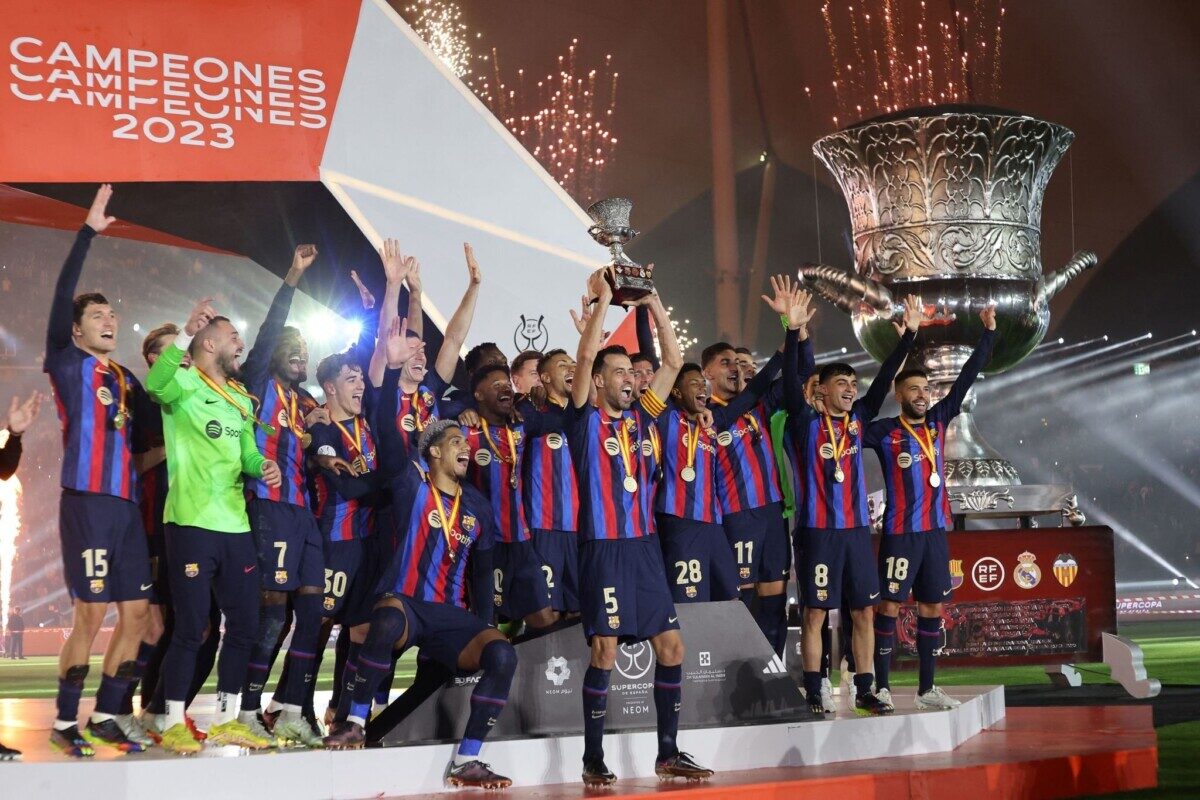 Gavi, Lewandowski y Pedri dieron al Barça su decimocuarta Supercopa