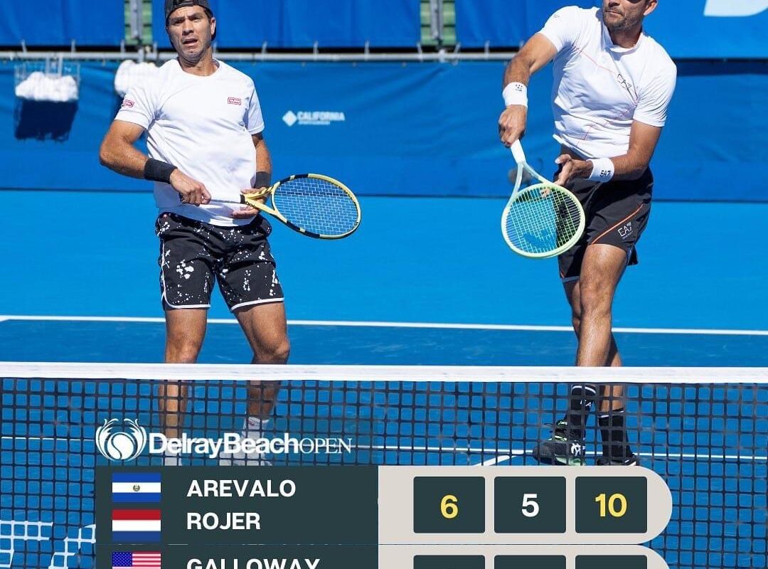 Salvadoreño Marcelo Arévalo campeón en dobles del Delray Beach Open 2023