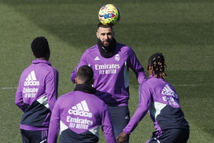 Rüdiger, Mariano y Benzema sin entrenar con el grupo