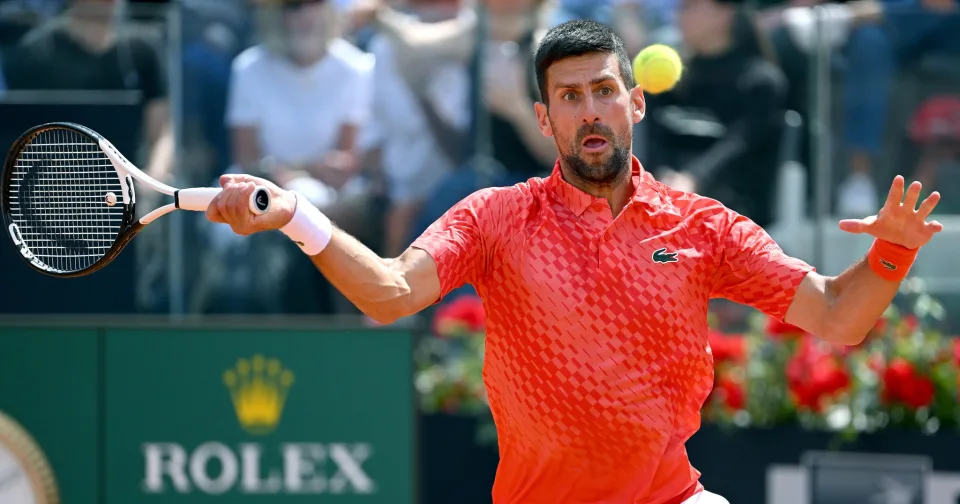 Djokovic avanzó con apuros en Roma