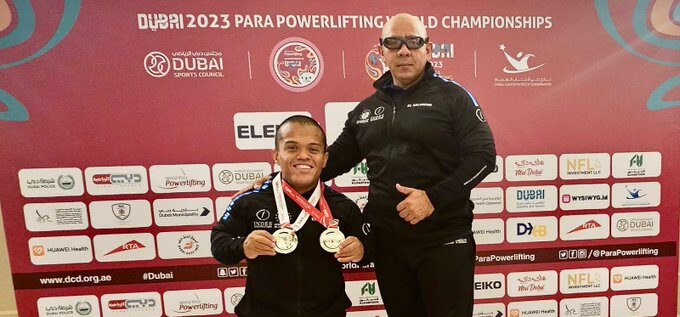 Aceituno es subcampeón mundial en Parapowerlifting World Championships 2023