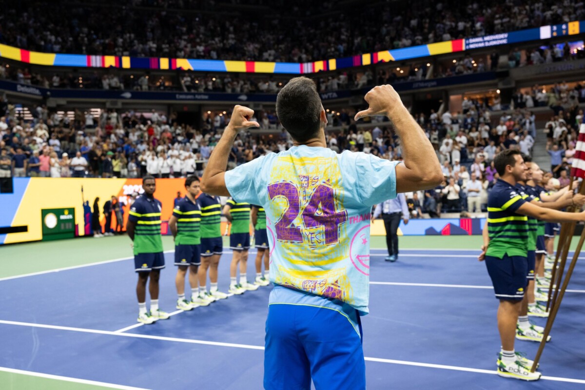 Djokovic rinde homenaje a Koby Bryant en el US Open