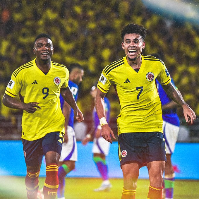 Doblete de Luis Díaz da la victoria a Colombia sobre Brasil