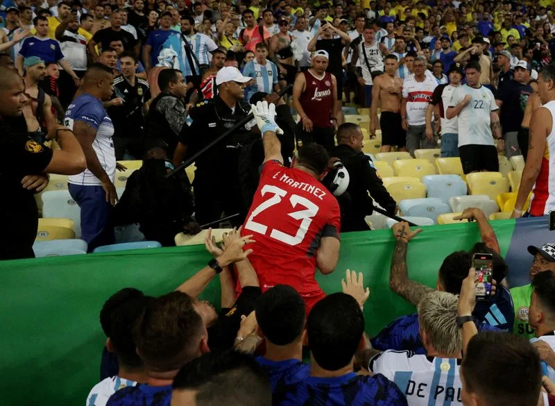 FIFA investiga incidentes del partido entre Brasil y Argentina