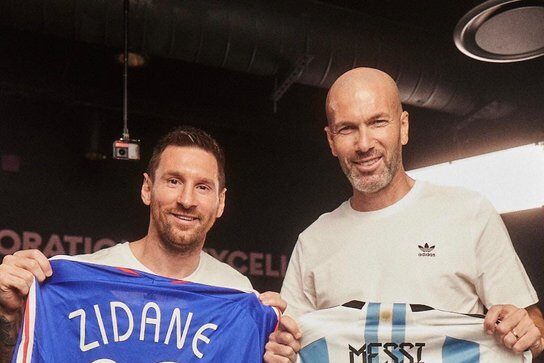 Messi y Zidane reunidos por Adidas