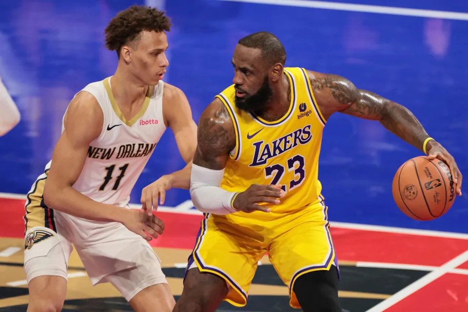 Un enorme LeBron James lleva a los Lakers a la final de la Copa NBA