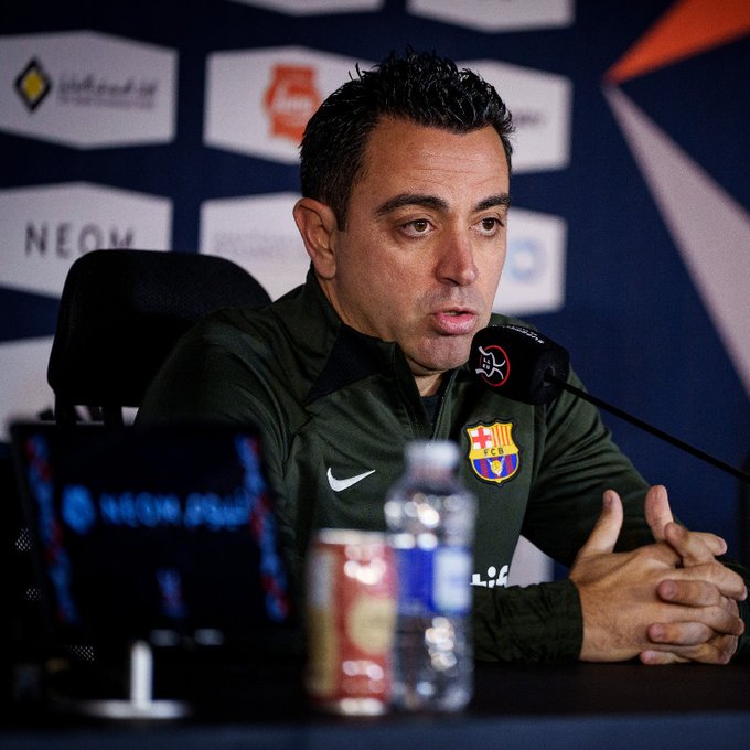 Xavi confía en que el Barcelona supere a Osasuna y conquiste la Supercopa por la mínima