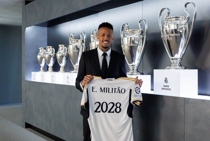 Éder Militao renueva contrato hasta 2028 con Real Madrid