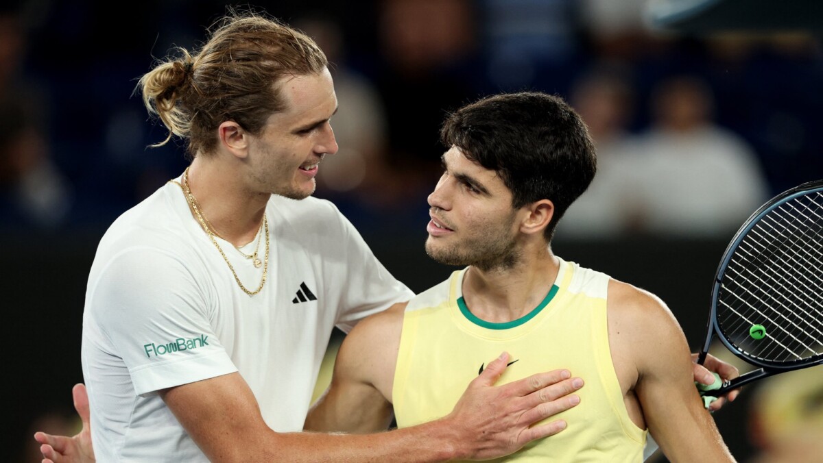 Zverev arrasa en los cuartos del Abierto de Australia al vencer a Alcaraz