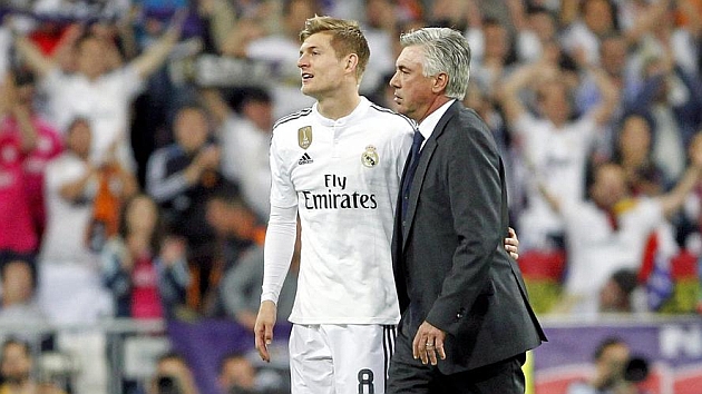 Ancelotti confía en la continuidad de Kroos