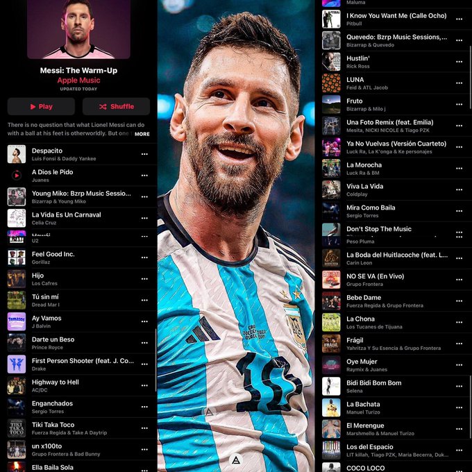 La música de Messi: los ritmos que inspiran al astro antes de jugar