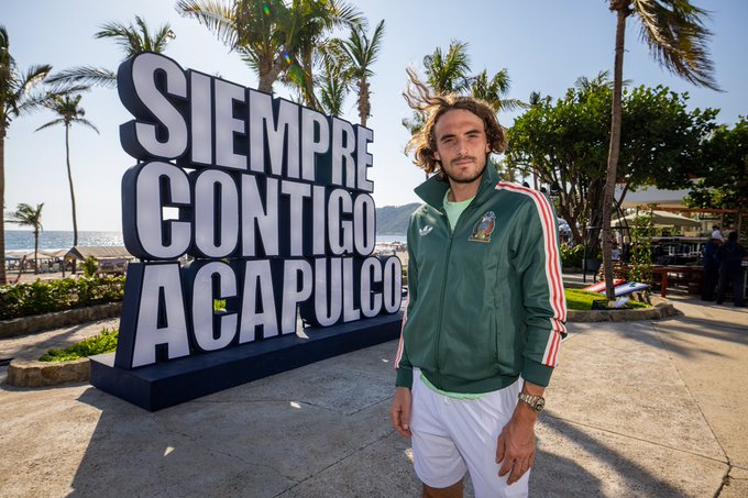 Tsitsipas se suma a la reconstrucción de Acapulco: donará $1,000 por cada «ace»