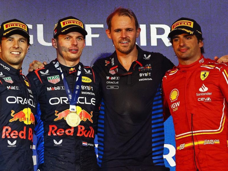 Checo Pérez brilló con un segundo lugar y Red Bull dominó el podio