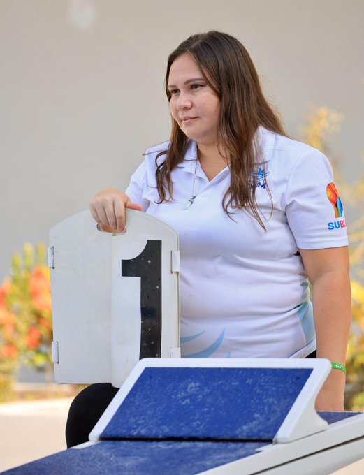 Andrea Pineda: primera salvadoreña en ser juez de natación en los Juegos Olímpicos