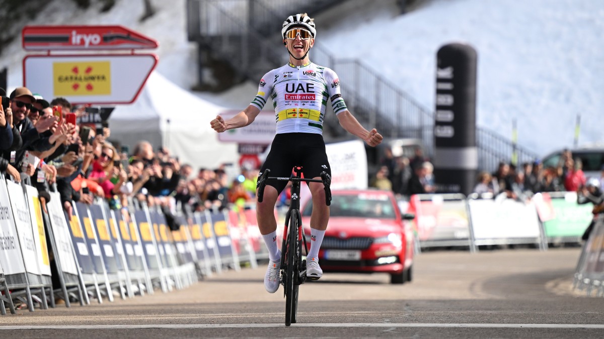 Tadej Pogacar imbatible en la Volta Ciclista a Cataluña