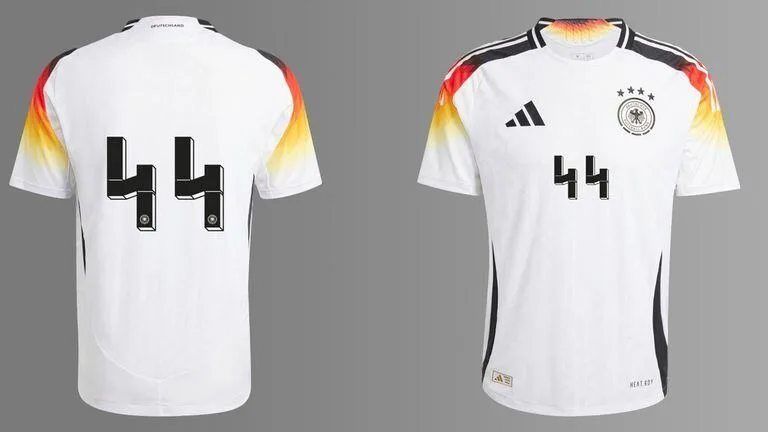 Adidas retira el número 44 de las camisetas de Alemania ante polémica por similitud con símbolos nazis