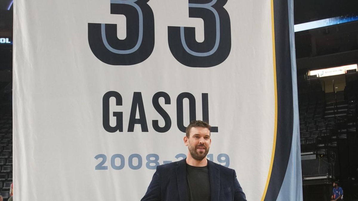 Memphis Grizzlies honran a Marc Gasol con la retirada de su número 33