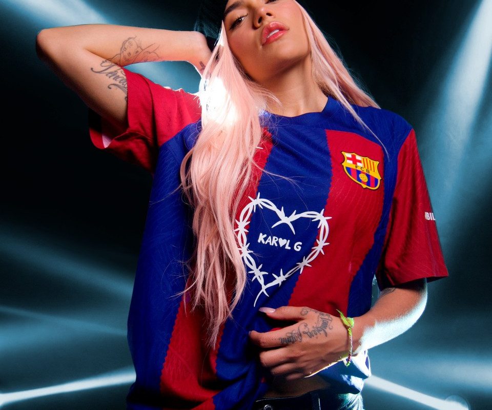 Karol G, la nueva estrella en las camisetas del Barça para el próximo duelo con Madrid