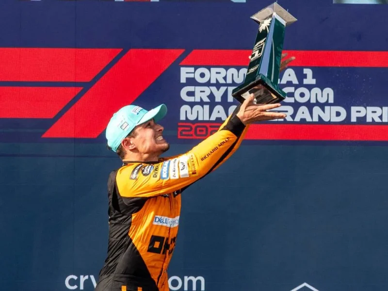 Lando Norris logra su primera victoria en la F1 en Miami