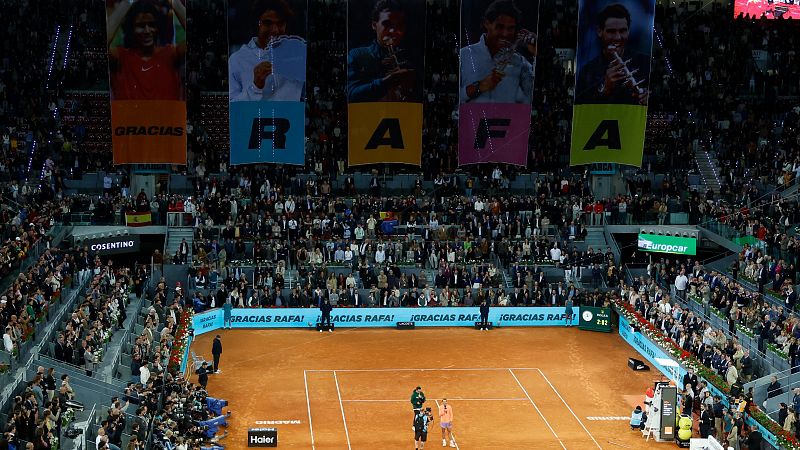 Rafael Nadal se despide del Masters de Madrid entre emociones y aplausos